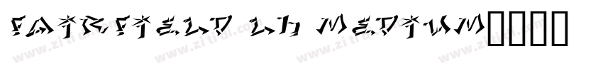Fairfield LH medium字体转换